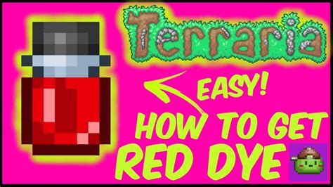 rainbow dye terraria|how to get red dye in terraria.
